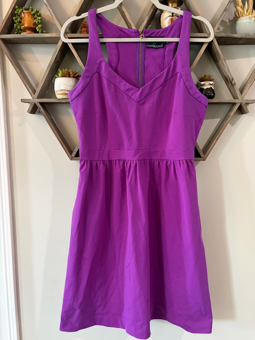 Cynthia Rowley fit and flare dress. Size large.